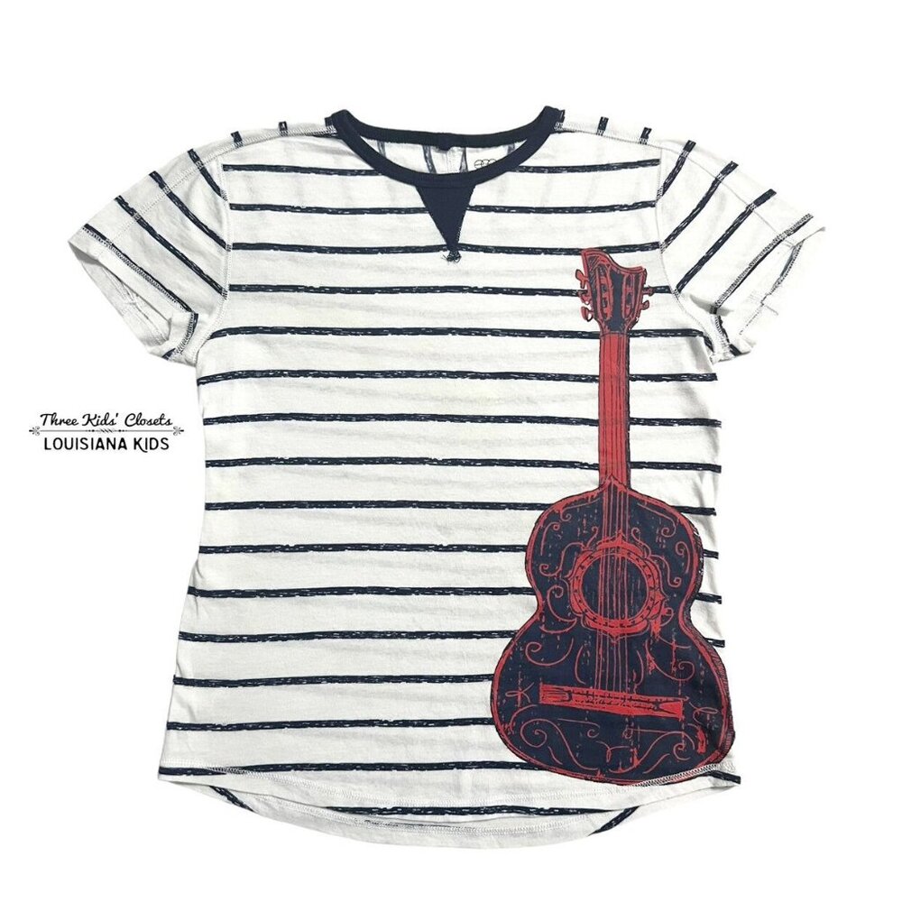 Egg 7Y Navy Striped Acoustic Guitar Shirt